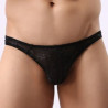 Generique String Dentelle MANKINI Noir